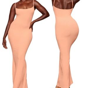 Skims Soft Lounge Maxi Dress in Peach Size M (fits S too!)